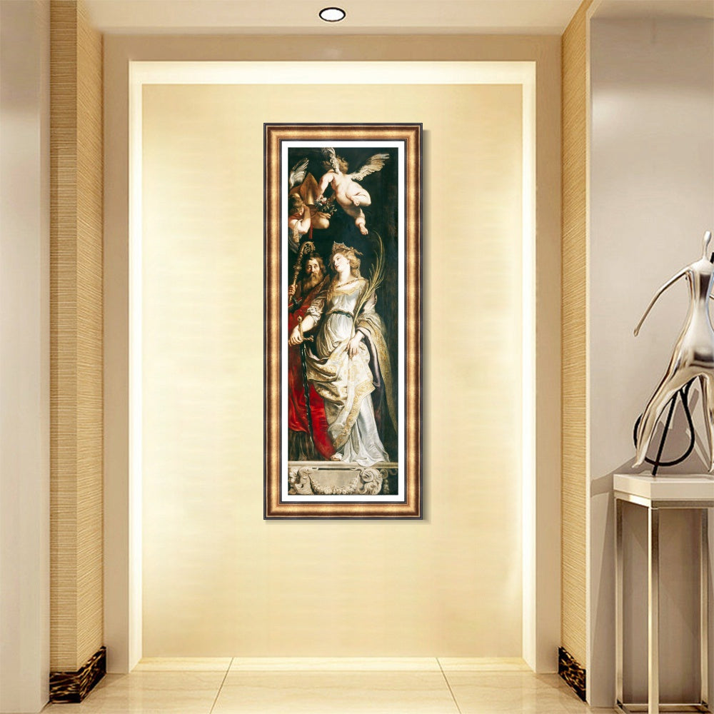 INVIN ART Framed Canvas Art Giclee Print Series#351 by Peter Paul Rubens Wall Art