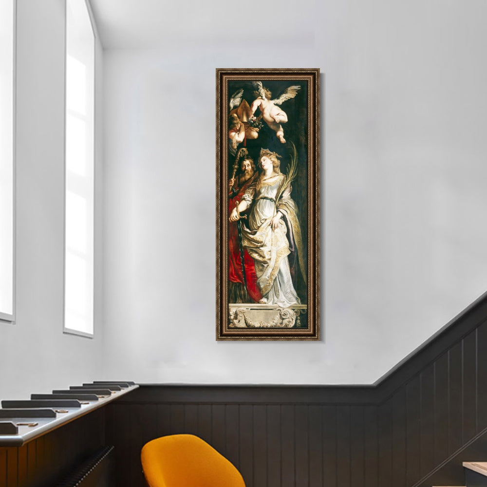 INVIN ART Framed Canvas Art Giclee Print Series#351 by Peter Paul Rubens Wall Art
