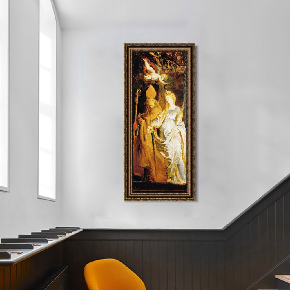 INVIN ART Framed Canvas Art Giclee Print Series#353 by Peter Paul Rubens Wall Art