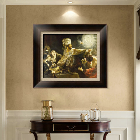 INVIN ART Framed Canvas Art Giclee Print Series#004 by Rembrandt Harmenszoon van Rijn Wall Art Living Room Home Office Decorations