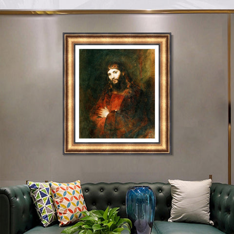 INVIN ART Framed Canvas Art Giclee Print Series#005 by Rembrandt Harmenszoon van Rijn Wall Art Living Room Home Office Decorations