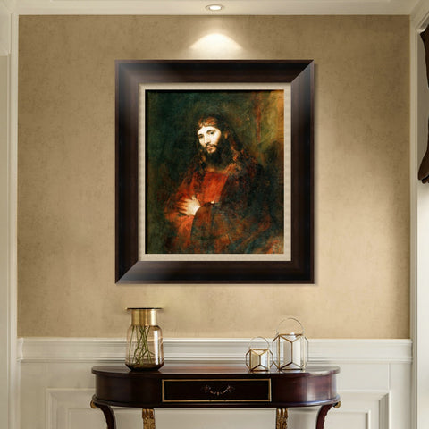 INVIN ART Framed Canvas Art Giclee Print Series#005 by Rembrandt Harmenszoon van Rijn Wall Art Living Room Home Office Decorations