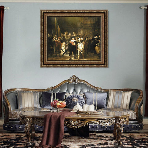 INVIN ART Framed Canvas Art Giclee Print Series#023 by Rembrandt Harmenszoon van Rijn Wall Art Living Room Home Office Decorations