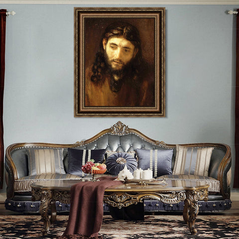 INVIN ART Framed Canvas Art Giclee Print Series#029 by Rembrandt Harmenszoon van Rijn Wall Art Living Room Home Office Decorations