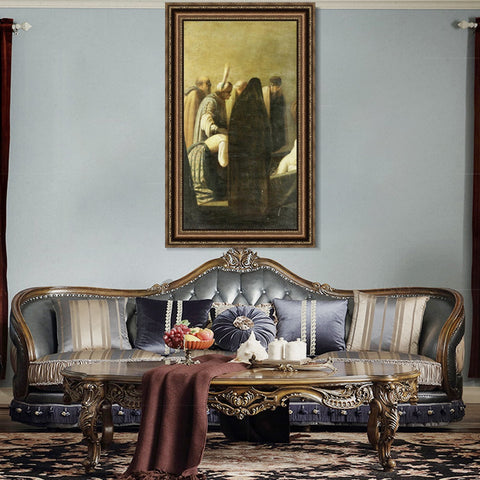 INVIN ART Framed Canvas Art Giclee Print Series#034 by Rembrandt Harmenszoon van Rijn Wall Art Living Room Home Office Decorations