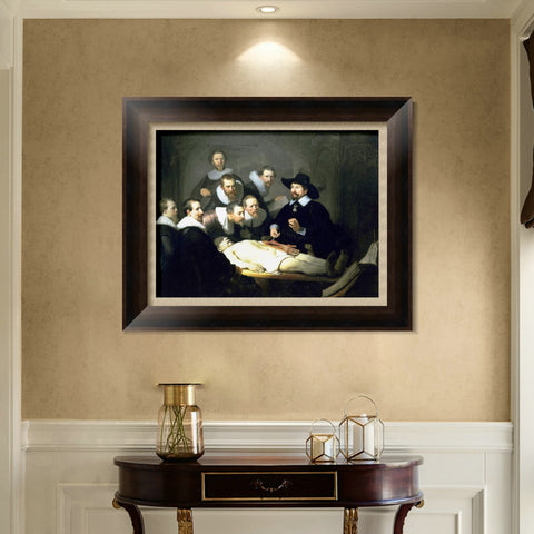 INVIN ART Framed Canvas Art Giclee Print Series#043 by Rembrandt Harmenszoon van Rijn Wall Art Living Room Home Office Decorations
