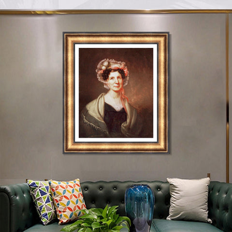 INVIN ART Framed Canvas Art Giclee Print Series#047 by Rembrandt Harmenszoon van Rijn Wall Art Living Room Home Office Decorations