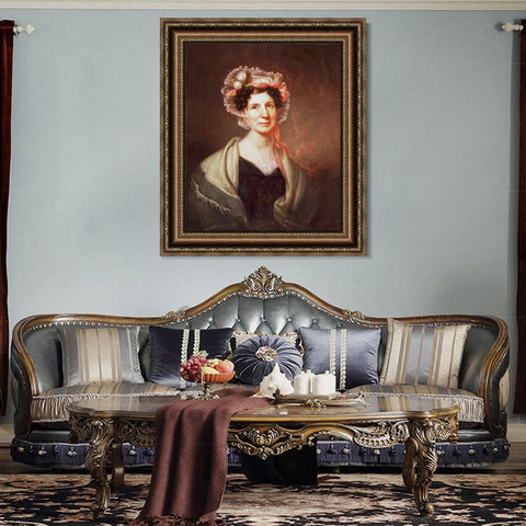 INVIN ART Framed Canvas Art Giclee Print Series#047 by Rembrandt Harmenszoon van Rijn Wall Art Living Room Home Office Decorations