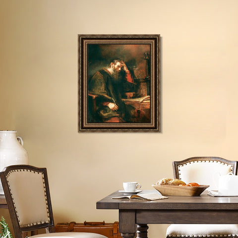 INVIN ART Framed Canvas Art Giclee Print Series#055 by Rembrandt Harmenszoon van Rijn Wall Art Living Room Home Office Decorations