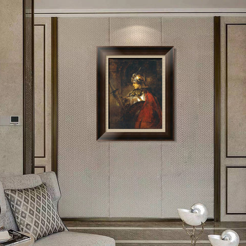 INVIN ART Framed Canvas Art Giclee Print Series#076 by Rembrandt Harmenszoon van Rijn Wall Art Living Room Home Office Decorations