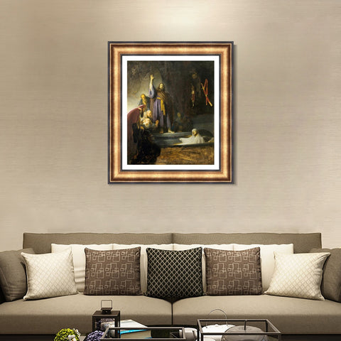 INVIN ART Framed Canvas Art Giclee Print Series#081 by Rembrandt Harmenszoon van Rijn Wall Art Living Room Home Office Decorations