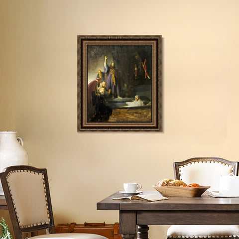 INVIN ART Framed Canvas Art Giclee Print Series#081 by Rembrandt Harmenszoon van Rijn Wall Art Living Room Home Office Decorations