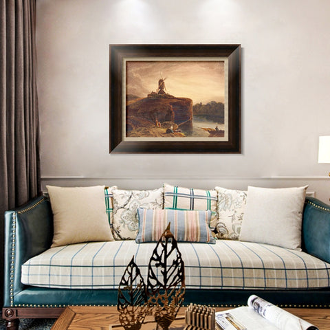 INVIN ART Framed Canvas Art Giclee Print Series#111 by Rembrandt Harmenszoon van Rijn Wall Art Living Room Home Office Decorations