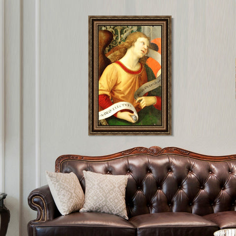 INVIN ART Framed Canvas Art Giclee Print Series#009 by Raphael/Raffaello Sanzio Wall Art Living Room Home Office Decorations