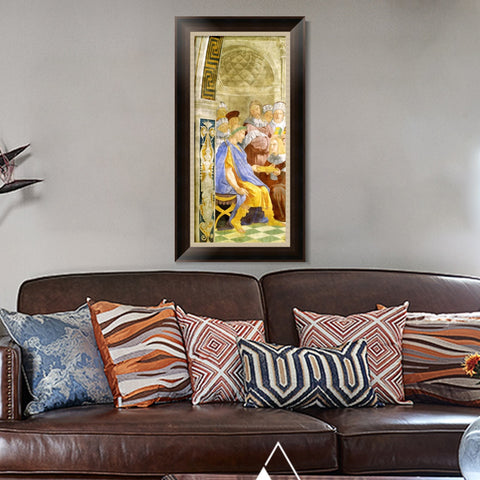 INVIN ART Framed Canvas Art Giclee Print Series#010 by Raphael/Raffaello Sanzio Wall Art Living Room Home Office Decorations