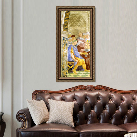 INVIN ART Framed Canvas Art Giclee Print Series#010 by Raphael/Raffaello Sanzio Wall Art Living Room Home Office Decorations