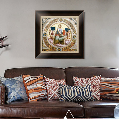 INVIN ART Framed Canvas Art Giclee Print Series#012 by Raphael/Raffaello Sanzio Wall Art Living Room Home Office Decorations