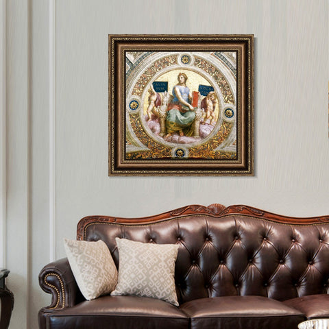INVIN ART Framed Canvas Art Giclee Print Series#012 by Raphael/Raffaello Sanzio Wall Art Living Room Home Office Decorations