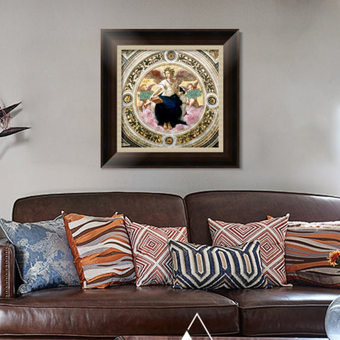 INVIN ART Framed Canvas Art Giclee Print Series#013 by Raphael/Raffaello Sanzio Wall Art Living Room Home Office Decorations