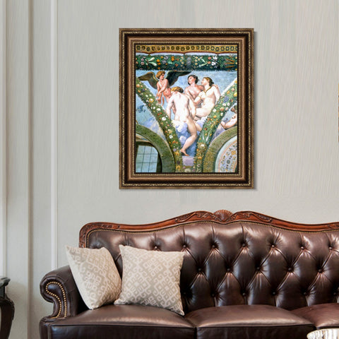 INVIN ART Framed Canvas Art Giclee Print Series#017 by Raphael/Raffaello Sanzio Wall Art Living Room Home Office Decorations