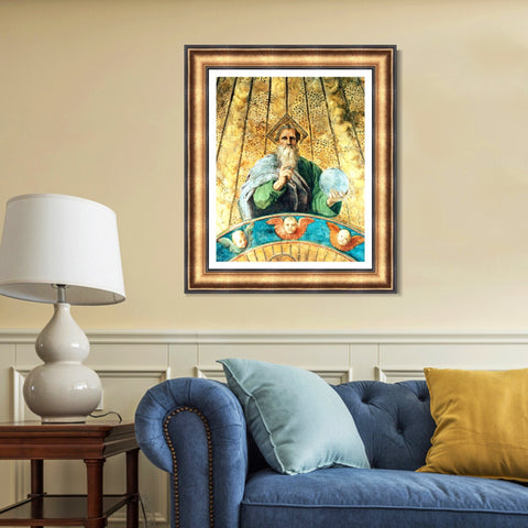 INVIN ART Framed Canvas Art Giclee Print Series#018 by Raphael/Raffaello Sanzio Wall Art Living Room Home Office Decorations
