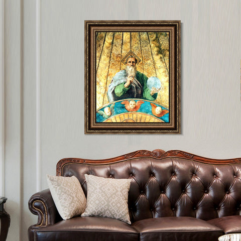 INVIN ART Framed Canvas Art Giclee Print Series#018 by Raphael/Raffaello Sanzio Wall Art Living Room Home Office Decorations