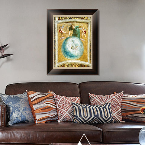 INVIN ART Framed Canvas Art Giclee Print Series#021 by Raphael/Raffaello Sanzio Wall Art Living Room Home Office Decorations