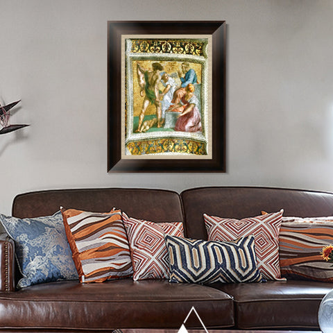 INVIN ART Framed Canvas Art Giclee Print Series#023 by Raphael/Raffaello Sanzio Wall Art Living Room Home Office Decorations