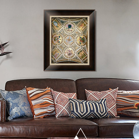 INVIN ART Framed Canvas Art Giclee Print Series#024 by Raphael/Raffaello Sanzio Wall Art Living Room Home Office Decorations