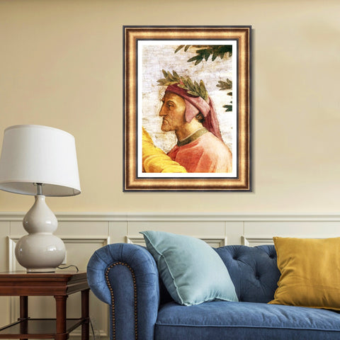 INVIN ART Framed Canvas Art Giclee Print Series#025 by Raphael/Raffaello Sanzio Wall Art Living Room Home Office Decorations