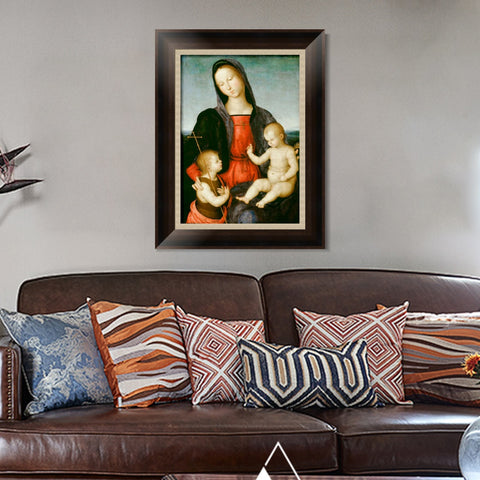 INVIN ART Framed Canvas Art Giclee Print Series#033 by Raphael/Raffaello Sanzio Wall Art Living Room Home Office Decorations