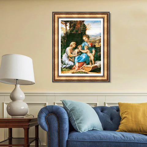 INVIN ART Framed Canvas Art Giclee Print Series#038 by Raphael/Raffaello Sanzio Wall Art Living Room Home Office Decorations