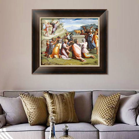 INVIN ART Framed Canvas Art Giclee Print Series#045 by Raphael/Raffaello Sanzio Wall Art Living Room Home Office Decorations