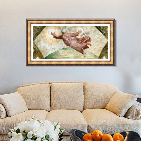 INVIN ART Framed Canvas Art Giclee Print Series#054 by Raphael/Raffaello Sanzio Wall Art Living Room Home Office Decorations