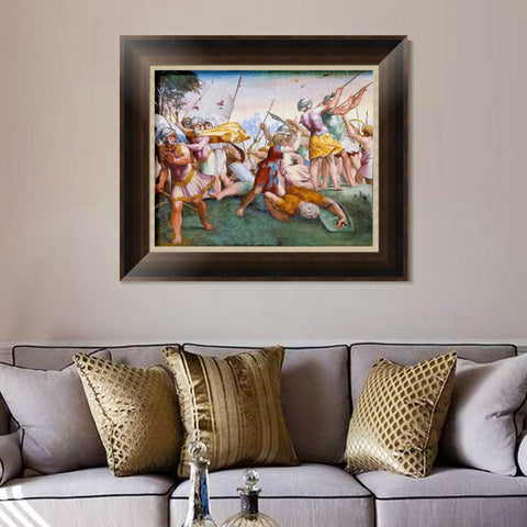 INVIN ART Framed Canvas Art Giclee Print Series#056 by Raphael/Raffaello Sanzio Wall Art Living Room Home Office Decorations