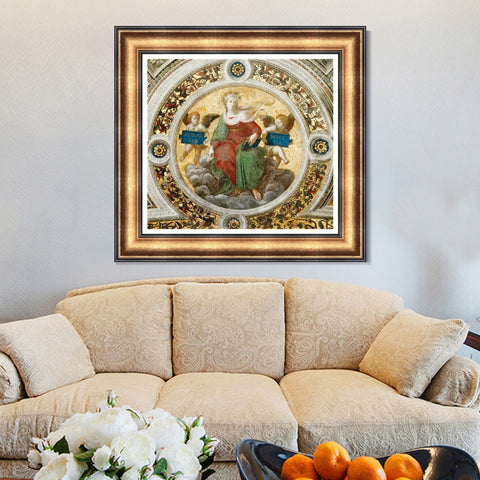 INVIN ART Framed Canvas Art Giclee Print Series#060 by Raphael/Raffaello Sanzio Wall Art Living Room Home Office Decorations