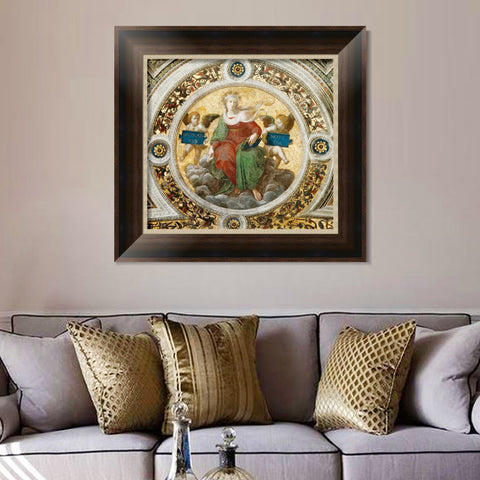 INVIN ART Framed Canvas Art Giclee Print Series#060 by Raphael/Raffaello Sanzio Wall Art Living Room Home Office Decorations