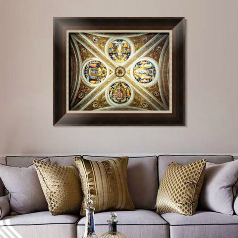 INVIN ART Framed Canvas Art Giclee Print Series#061 by Raphael/Raffaello Sanzio Wall Art Living Room Home Office Decorations