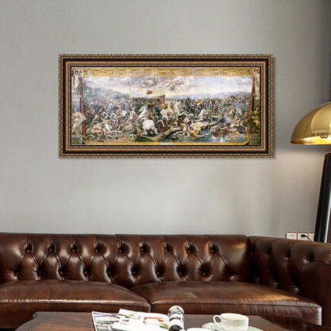 INVIN ART Framed Canvas Art Giclee Print Series#072 by Raphael/Raffaello Sanzio Wall Art Living Room Home Office Decorations