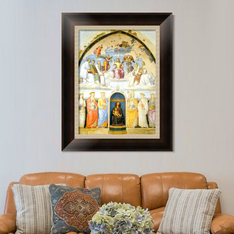 INVIN ART Framed Canvas Art Giclee Print Series#119 by Raphael/Raffaello Sanzio Wall Art Living Room Home Office Decorations