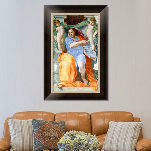 INVIN ART Framed Canvas Art Giclee Print Series#131 by Raphael/Raffaello Sanzio Wall Art Living Room Home Office Decorations