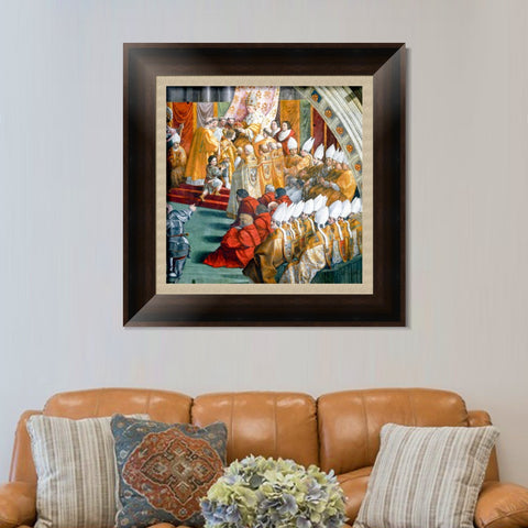 INVIN ART Framed Canvas Art Giclee Print Series#140 by Raphael/Raffaello Sanzio Wall Art Living Room Home Office Decorations