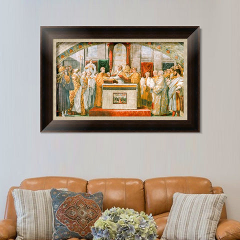 INVIN ART Framed Canvas Art Giclee Print Series#144 by Raphael/Raffaello Sanzio Wall Art Living Room Home Office Decorations