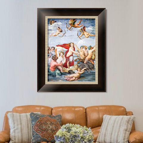 INVIN ART Framed Canvas Art Giclee Print Series#149 by Raphael/Raffaello Sanzio Wall Art Living Room Home Office Decorations