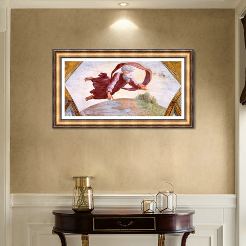 INVIN ART Framed Canvas Art Giclee Print Series#153 by Raphael/Raffaello Sanzio Wall Art Living Room Home Office Decorations