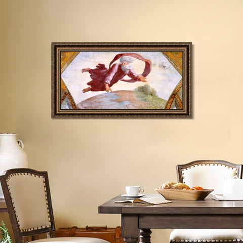 INVIN ART Framed Canvas Art Giclee Print Series#153 by Raphael/Raffaello Sanzio Wall Art Living Room Home Office Decorations