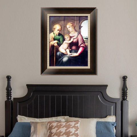 INVIN ART Framed Canvas Art Giclee Print Series#156 by Raphael/Raffaello Sanzio Wall Art Living Room Home Office Decorations