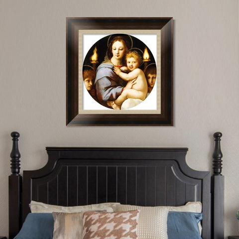 INVIN ART Framed Canvas Art Giclee Print Series#162 by Raphael/Raffaello Sanzio Wall Art Living Room Home Office Decorations