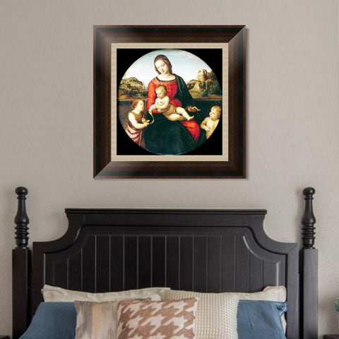 INVIN ART Framed Canvas Art Giclee Print Series#163 by Raphael/Raffaello Sanzio Wall Art Living Room Home Office Decorations