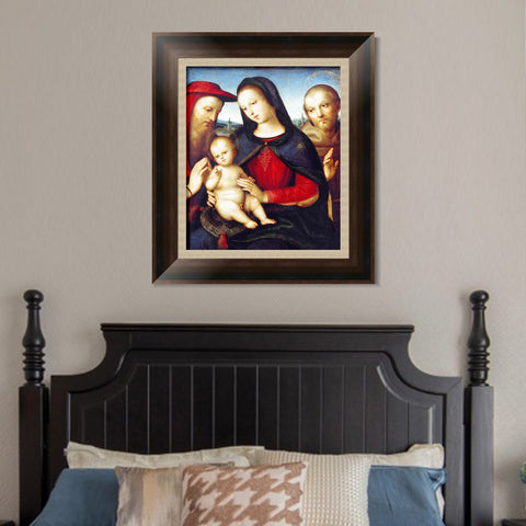 INVIN ART Framed Canvas Art Giclee Print Series#165 by Raphael/Raffaello Sanzio Wall Art Living Room Home Office Decorations